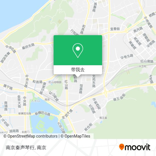 南京秦声琴行地图