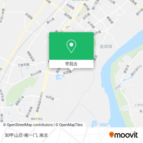 卸甲山庄-南一门地图