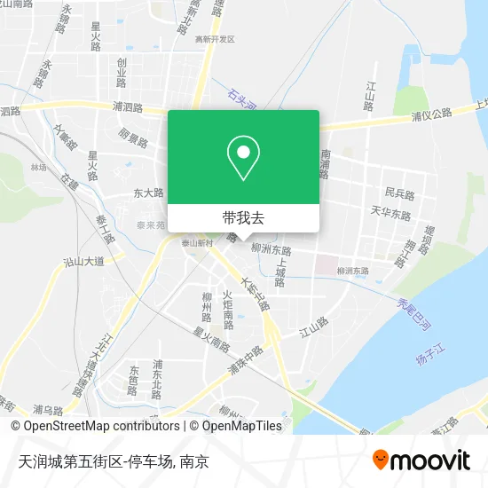 天润城第五街区-停车场地图