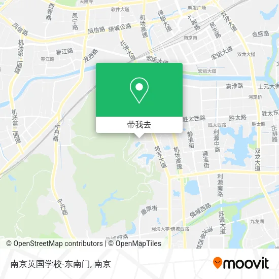 南京英国学校-东南门地图