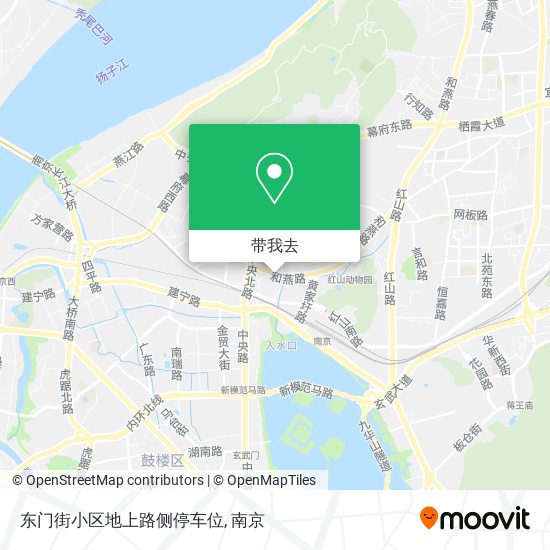 东门街小区地上路侧停车位地图