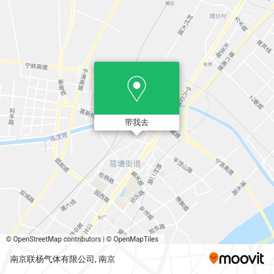 南京联杨气体有限公司地图