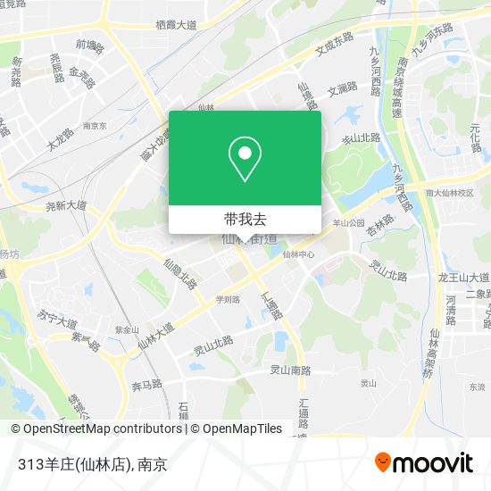 313羊庄(仙林店)地图