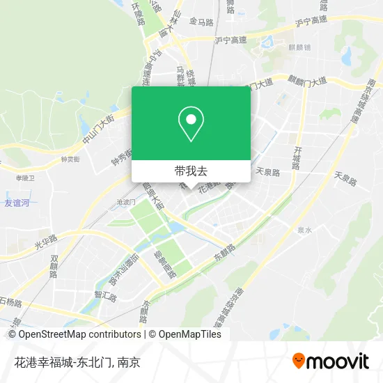 花港幸福城-东北门地图