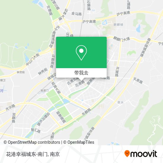 花港幸福城东-南门地图
