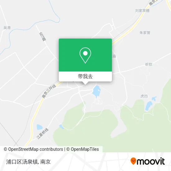 浦口区汤泉镇地图