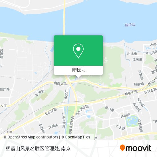 栖霞山风景名胜区管理处地图