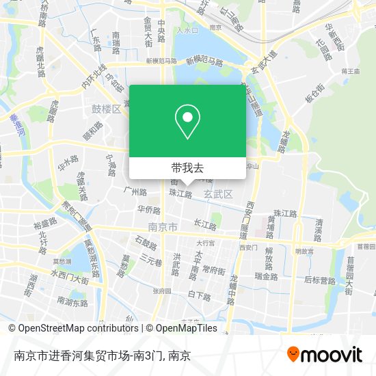 南京市进香河集贸市场-南3门地图