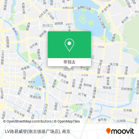 LV路易威登(南京德基广场店)地图