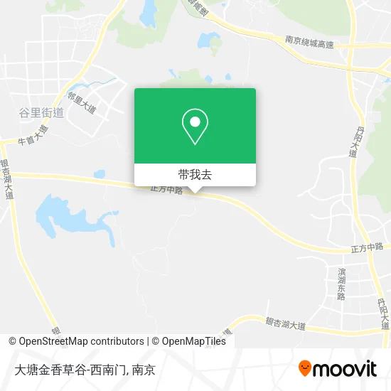 大塘金香草谷-西南门地图