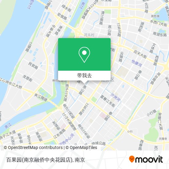 百果园(南京融侨中央花园店)地图