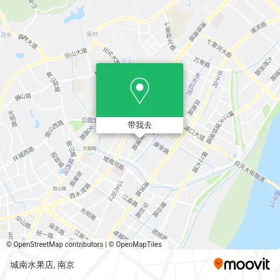 城南水果店地图