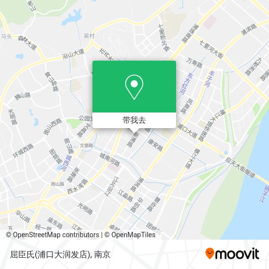 屈臣氏(浦口大润发店)地图