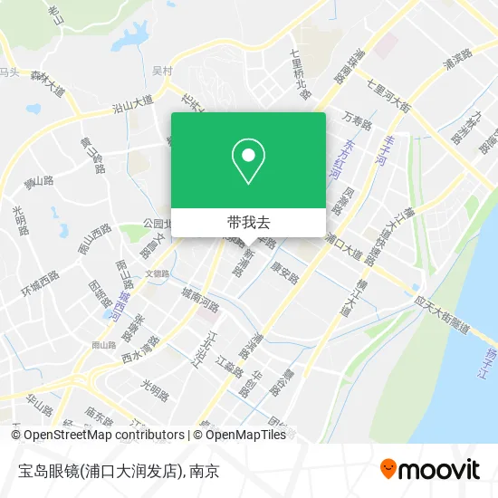 宝岛眼镜(浦口大润发店)地图