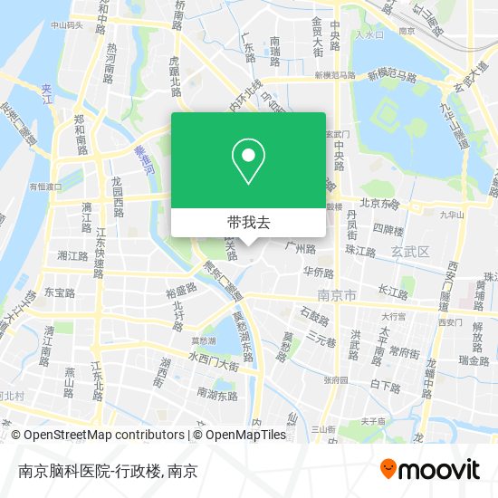 南京脑科医院-行政楼地图