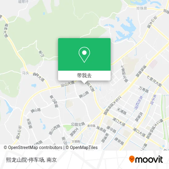 熙龙山院-停车场地图