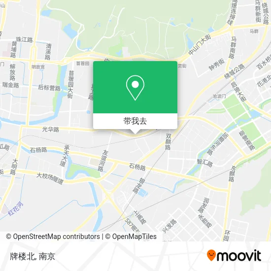 牌楼北地图