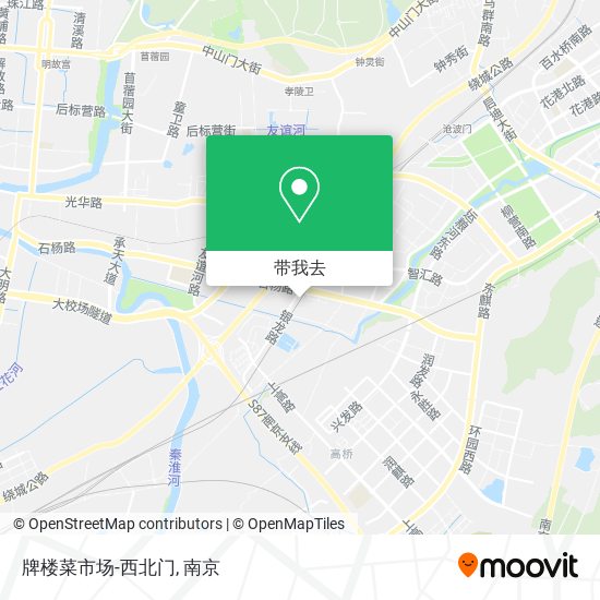 牌楼菜市场-西北门地图