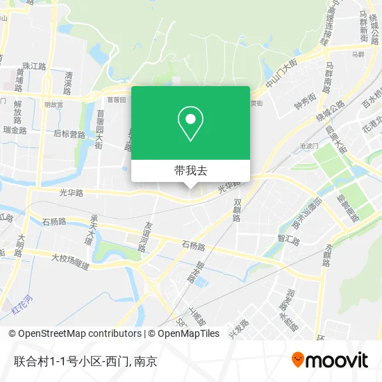 联合村1-1号小区-西门地图