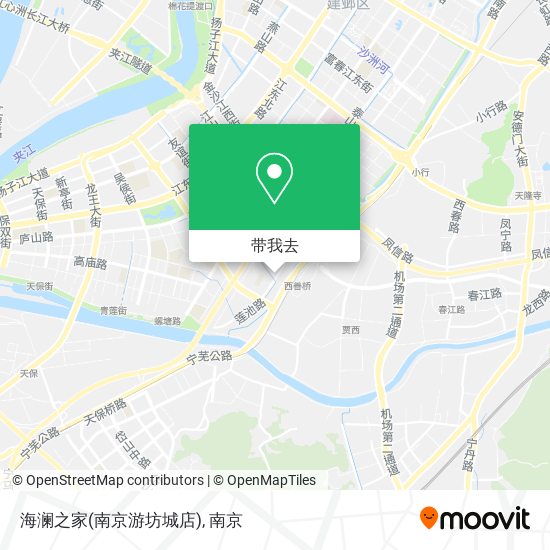 海澜之家(南京游坊城店)地图