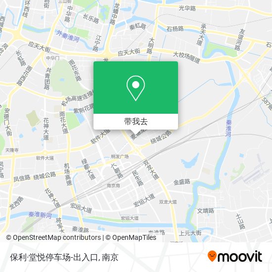 保利·堂悦停车场-出入口地图