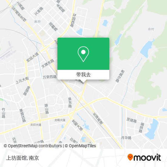 上坊面馆地图
