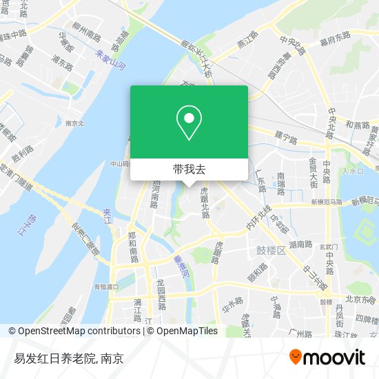 易发红日养老院地图