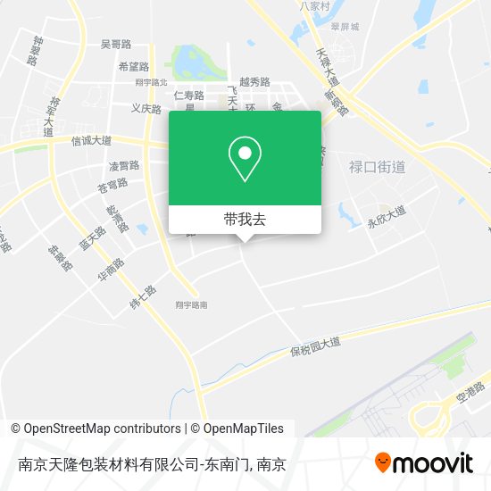 南京天隆包装材料有限公司-东南门地图