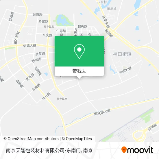 南京天隆包装材料有限公司-东南门地图