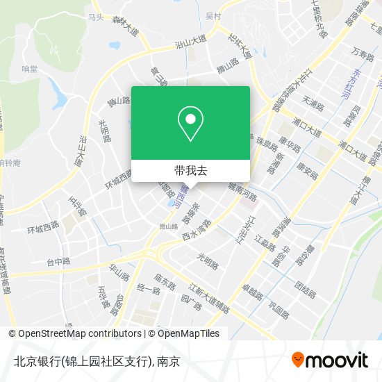 北京银行(锦上园社区支行)地图