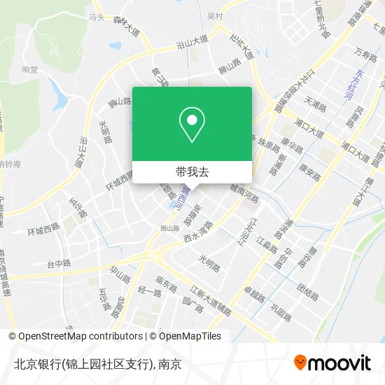 北京银行(锦上园社区支行)地图