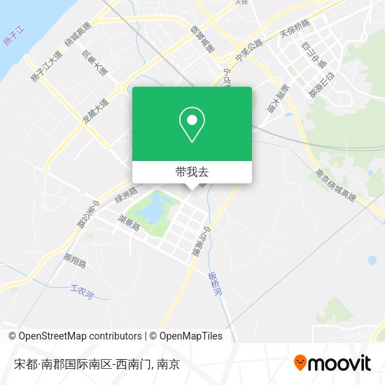 宋都·南郡国际南区-西南门地图