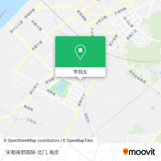 宋都南郡国际-北门地图