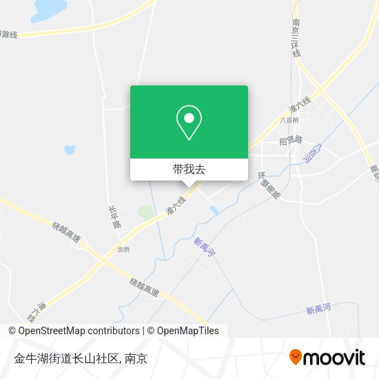 金牛湖街道长山社区地图