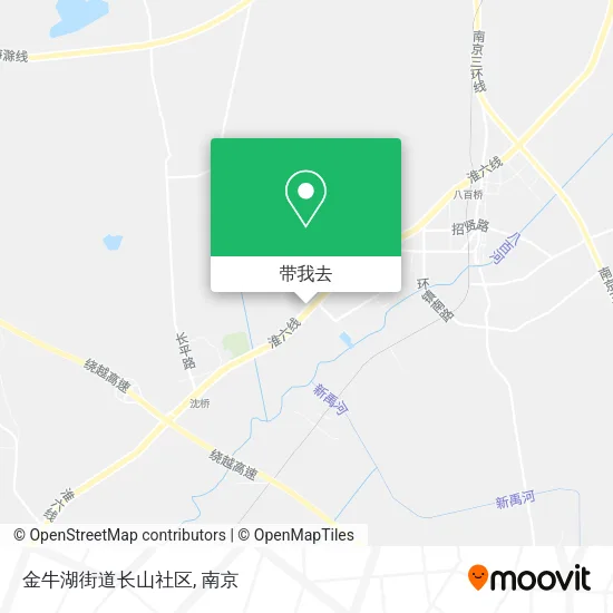 金牛湖街道长山社区地图