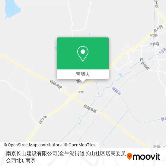 南京长山建设有限公司(金牛湖街道长山社区居民委员会西北)地图