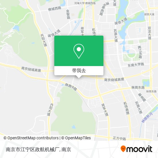南京市江宁区政航机械厂地图
