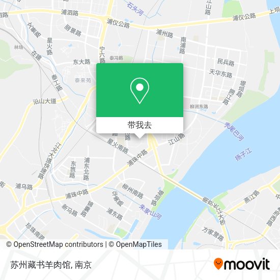 苏州藏书羊肉馆地图
