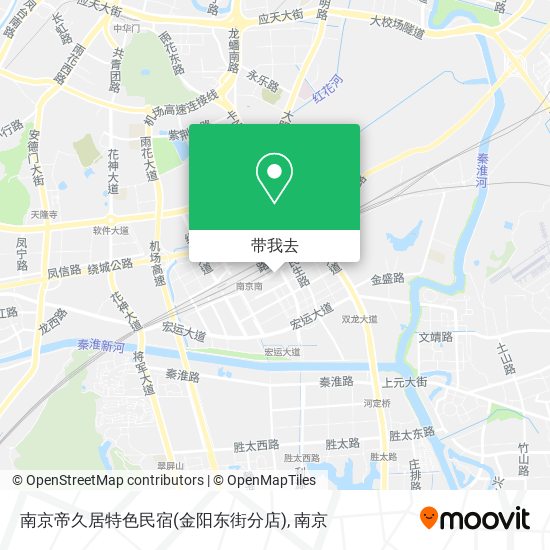 南京帝久居特色民宿(金阳东街分店)地图