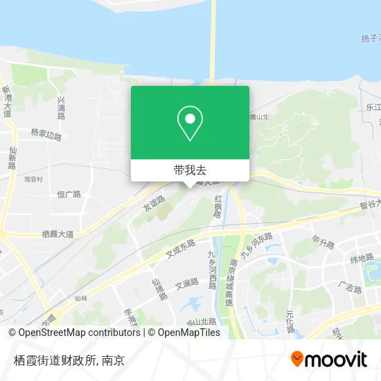 栖霞街道财政所地图