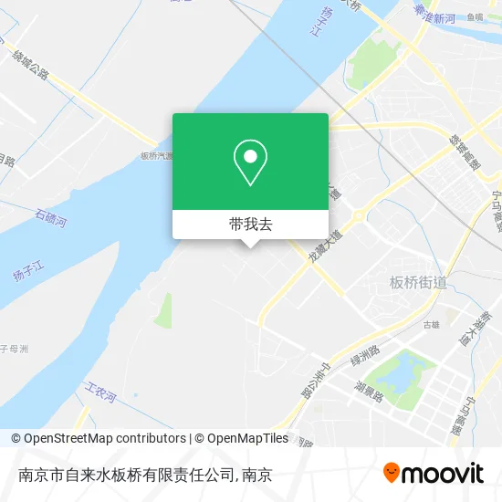 南京市自来水板桥有限责任公司地图