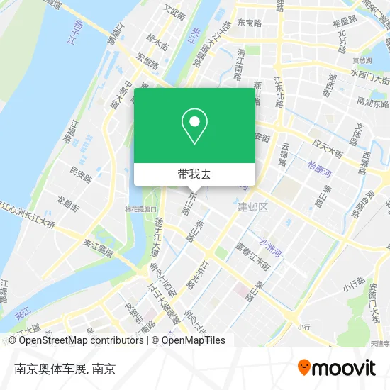 南京奥体车展地图