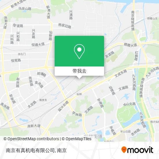 南京有真机电有限公司地图