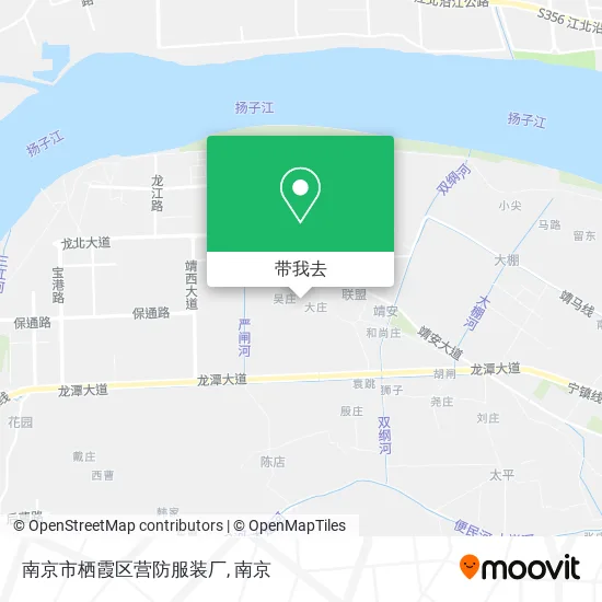 南京市栖霞区营防服装厂地图
