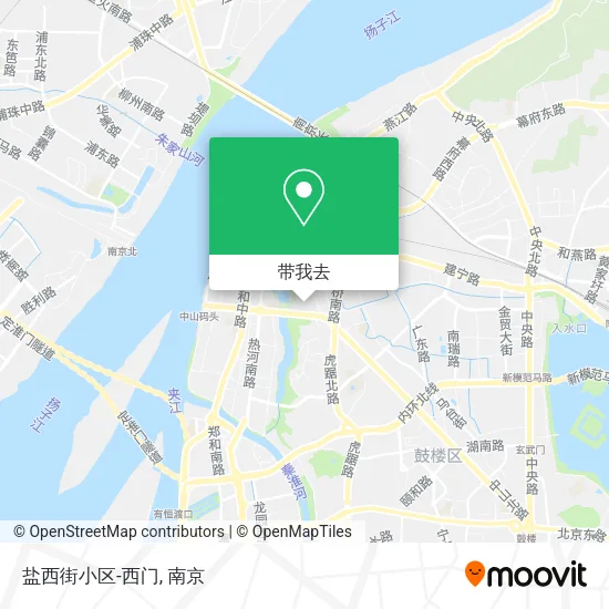 盐西街小区-西门地图