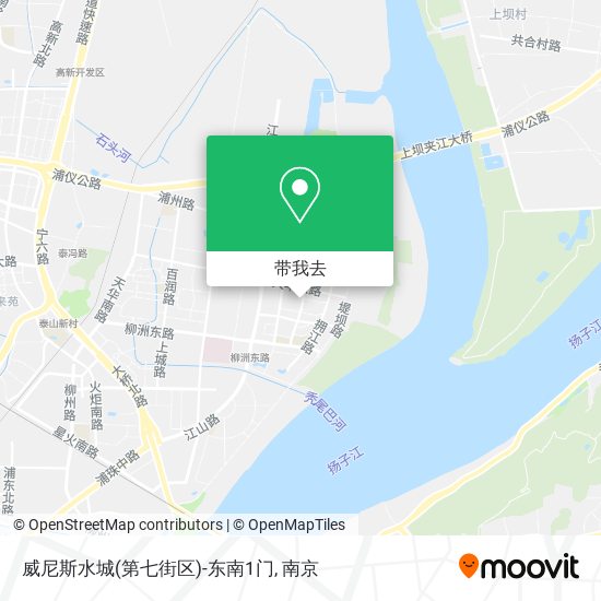 威尼斯水城(第七街区)-东南1门地图