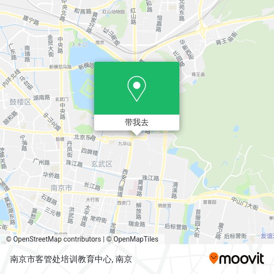 南京市客管处培训教育中心地图
