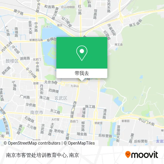 南京市客管处培训教育中心地图