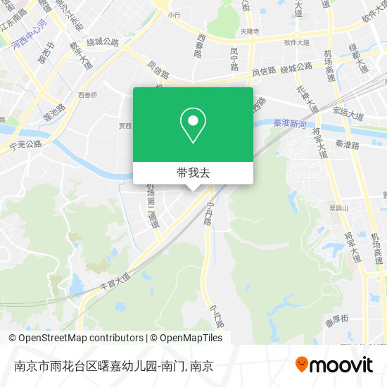 南京市雨花台区曙嘉幼儿园-南门地图