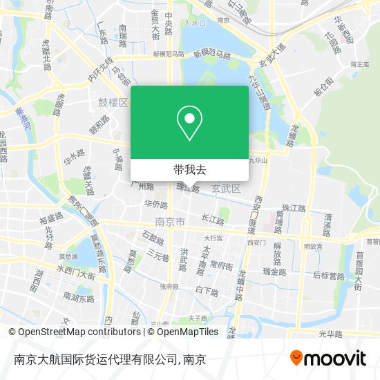 南京大航国际货运代理有限公司地图